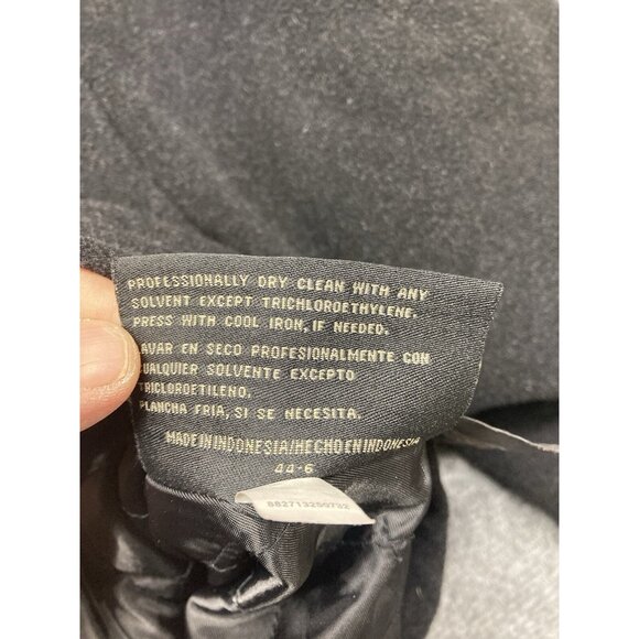 Dockers Wool Jacket Men’s Size Large Black Long Sleeve Full Zip - Picture 5 of 10